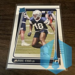 Jabril Cox RC 2021 Panini Donruss Rated Rookie Base #317 - Dallas Cowboys